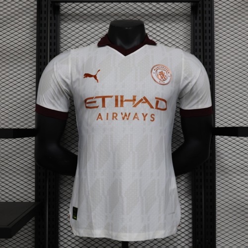 2023-24 Manchester City away player version(The player version is more slim fit, it is recommended to buy one size larger)