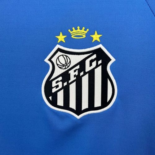 20 25-26 Santos blue goalkeeper jersey