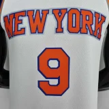 75th Anniversary Barrett #9 New York Knicks White NBA Jersey