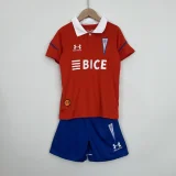 2023-24 Deportivo Universidad Católica Away kids soccer jerseys
