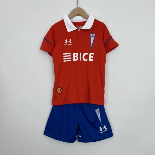 2023-24 Deportivo Universidad Católica Away kids soccer jerseys