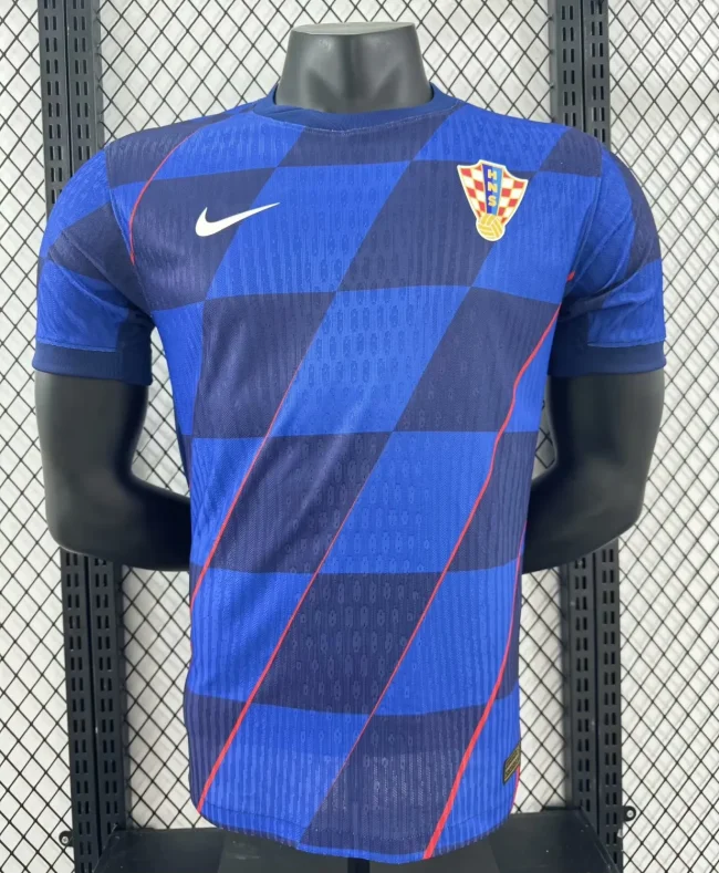 2024 Croatia away player version soccer(The player version is more slim fit, it is recommended to buy one size larger)
