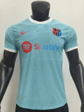 2024-25 Barcelona blue Training Jersey Player version(The player version is more slim fit, it is recommended to buy one size larger)