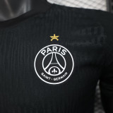 2025-26 Paris Saint Germain    Black Special Player Version Jersey   (The player version is more slim fit, it is recommended to buy one size larger)