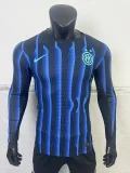 2025-26 Inter Milan home long sleeve player version jersey