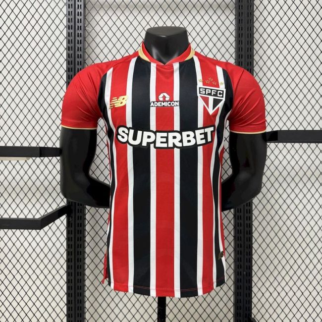 2025-26 Sao Paulo away player version jersey (The player version is more slim fit, it is recommended to buy one size larger)