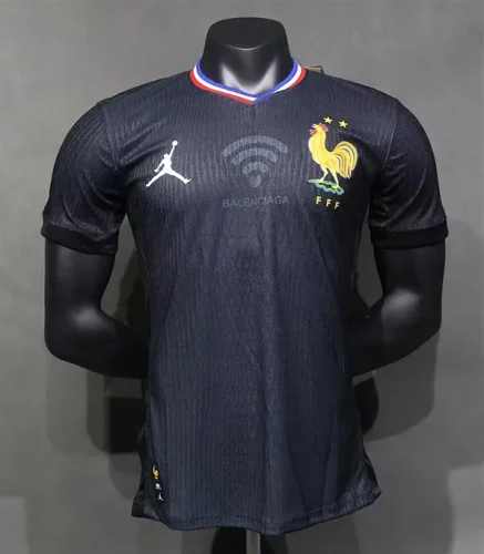 Player Version 2024 France x Balenciaga Navy Special(The player version is more slim fit, it is recommended to buy one size larger)