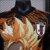 24-25 Japan Goku black and orange player version jersye (The player version is more slim fit, it is recommended to buy one size larger)
