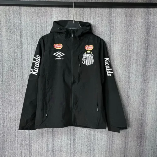 2025-26 Santos black windbreaker