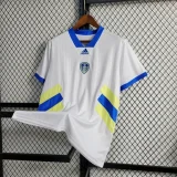 Leeds 2023-24 white soccer jerseys