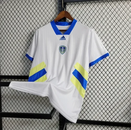 Leeds 2023-24 white soccer jerseys