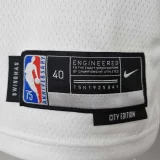 75th Anniversary Barrett #9 New York Knicks White NBA Jersey