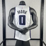 24th Season Kings Home White jersey