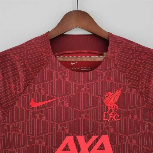 Liverpool 2022-23 training suit red soccer jerseys