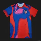 2024 USA Copa America Pre-Match RedBlue Jersey