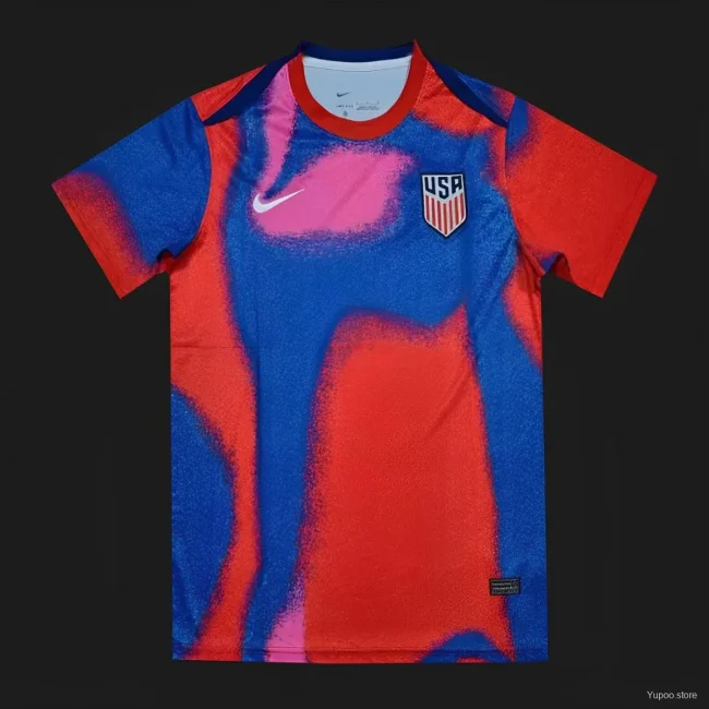 2024 USA Copa America Pre-Match RedBlue Jersey