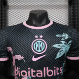2025-26 Inter Milan   black special player version jersey     (The player version is more slim fit, it is recommended to buy one size larger)