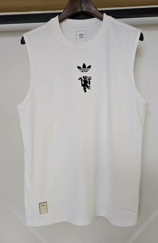 2025-26 .Manchester United white Vest jersey