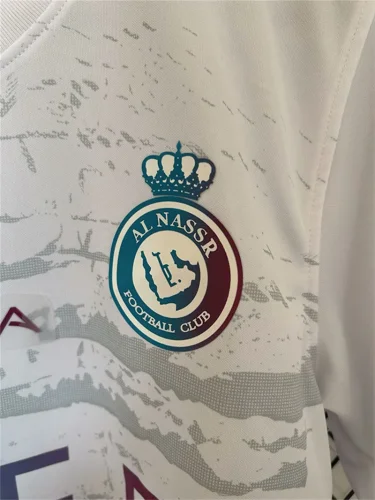2023-24 Al-Nassr third away white jersey