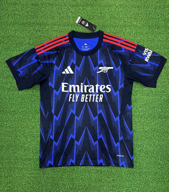 2025-26 Arsenal away soccer jersey