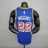 75th Anniversary Wiggins #22 Warriors Retro Blue