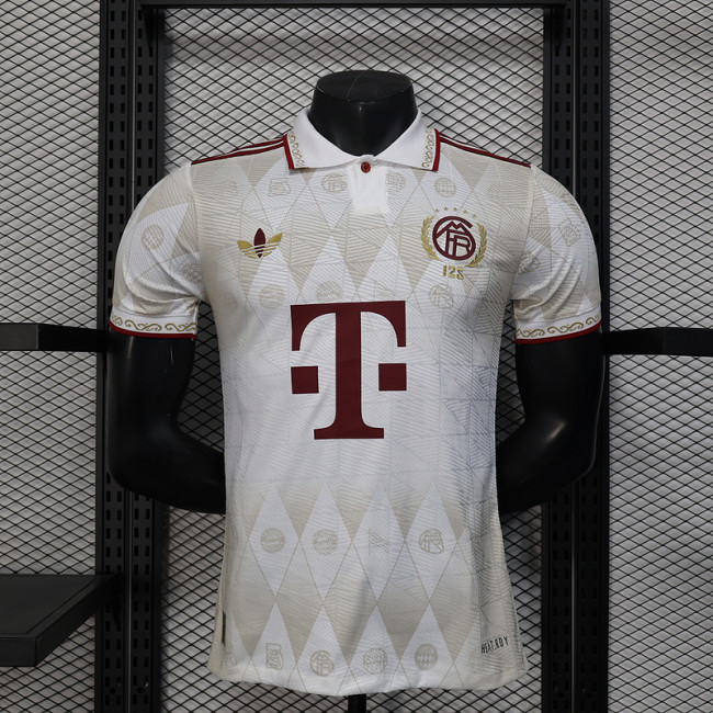 2025-26 Bayern special player version jersey (The player version is more slim fit, it is recommended to buy one size larger)