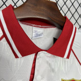 1992-93 Sevilla home retro soccer jersey