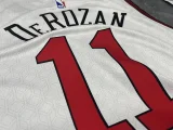 2023 Season Bulls White City Edition No. 11 DeRozan NBA Jersey