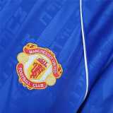 1988-89 Manchester United  away blue