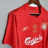 Liverpool 2005 home Champions League version soccer jerseys