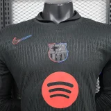 2024-25 Barcelona away long sleeve player version jersey(Big Sponsor)