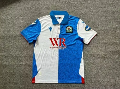 2024-25 Blackburn home soccer jersey