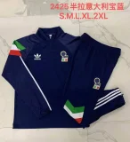 B916# 2024-25 half-zip Italian royal blue suit (sleeves red, white and green)