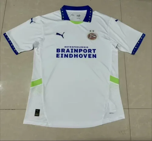 PSV third away white soccer jersey