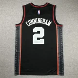24 Pistons Black City Edition No. 2 Cade Cunningham