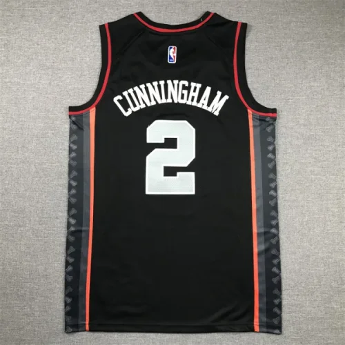 24 Pistons Black City Edition No. 2 Cade Cunningham