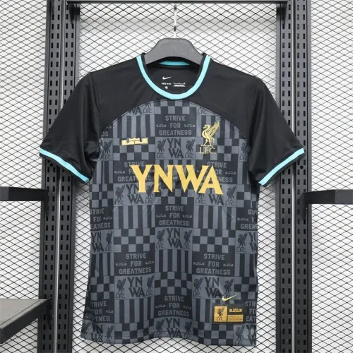 2023-24 Liverpool x Lebron YNWA Black Jersey