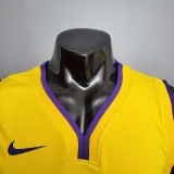 Bryant #8 Lakers V-neck City Edition yellow