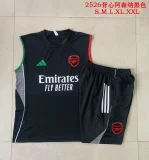 D2552# 2025-26 Arsenal black vest suit