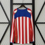 2004-0 5Retro Atletico Madrid  home long sleeve retro jersey
