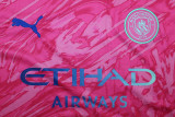 2025-26 Manchester City   pink goalkeeper jersey