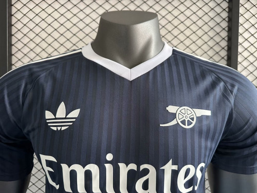 2024-25 Arsenal  Dark Blue P;ayer version jersey
