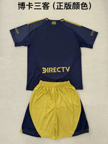 2025-26 Boca fourth away kid kit