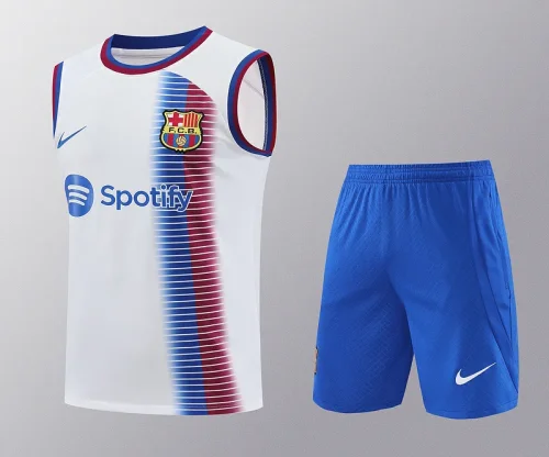 2023-24 Barcelona white training suit