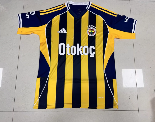2025-26 Fenerbahce home soccer jersey