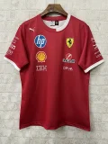 2025 Ferrari red round neck F1