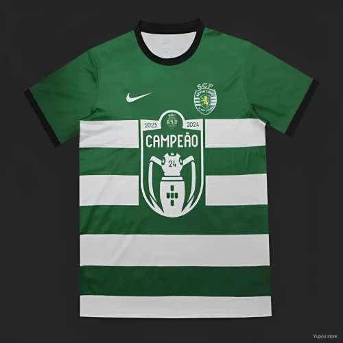 2023-24 Sporting Lisbon Champion Printing Jersey