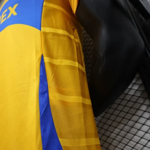 2024-25 Tigres UANL home player version jersey   (The player version is more slim fit, it is recommended to buy one size larger)