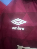 1990 Aston Villa home retro soccer jersey size