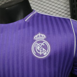 2025-26 Real Madrid   Purple special player version jrsey   (The player version is more slim fit, it is recommended to buy one size larger)